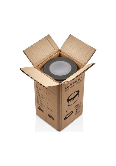 Golden Rod 4 Adet 415 Ml Cam Saklama Kabı Siyah