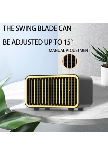 Xiyyadms 800w Ptc Seramik Taşınabilir Isıtıcı, Hızlı Isınma Ve Düşük Gürültü İle Ofis/yatak Odası İçin