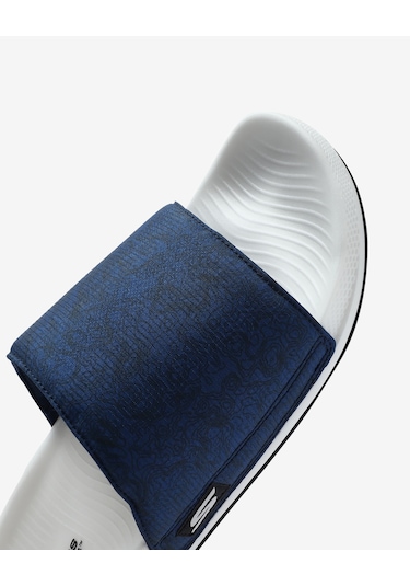 Skechers Hyper Slıde - Topographıc Erkek Lacivert Terlik 229137 Nvbk Lacivert