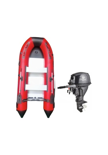 Tomking Tk15 Motor Ve Tk-rıb-380 Alüminyum Tabanlı Şişme Bot Seti