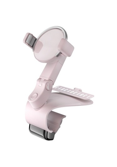 Joyhub Zj088 Araba Cep Telefonu Braketi Araba Merkezi Kontrol Gösterge Paneli Dikiz Aynası Çok Fonksiyonlu Ar Navigasyon Braketi Pembe Vantuzlu