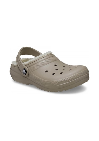 Crocs Classic Lined Clog T Çocuk Terlik - Sütlü Kahve Sütlü Kahve