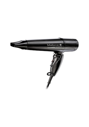 Valera Black Swiss Light 5400 İyonlaştırıcılı Hava Yoğunlaştırıcılı Ultra Sessiz Katlanabilir Profesyonel Saç Kurutma Makinesi 1800 W Siyah