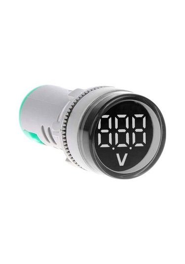 Momentum 22m Voltmetre Sinyal Lambası 12-500VAC Beyaz MB3-EV516
