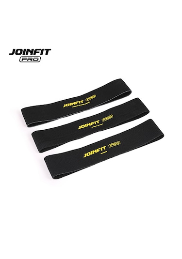 Joınfıt Pro Hip Egzersiz Direnç Bandı Seti 3 Lü 3 Farklı Direnç Seviyesi Squat, Pilates, Fitness Ve Kalça Antrenmanı İçin Spor Bandı Siyah