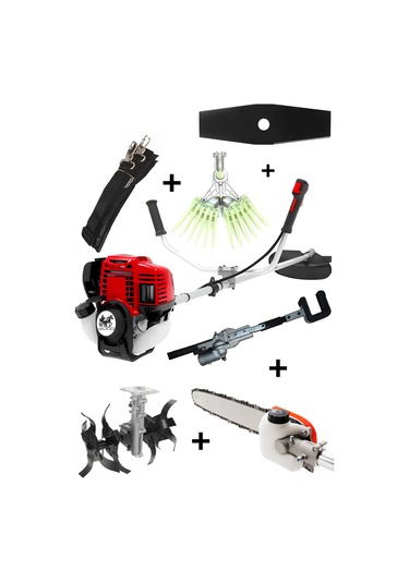 Ablacks R-052 4 Zamanlı Profesyonel Yan Tırpan + Tırnaklı Silkeleme + Ağaç Silkeleme + Dal Budama + Akrep Çapa