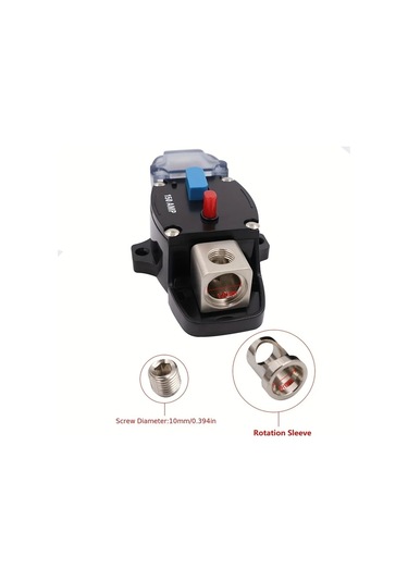 Oldfriend 80a Otomatik Devre Kesici 12-48v Agu Tipi Stereo Amplifikatör 4ga Sigorta Tutucu