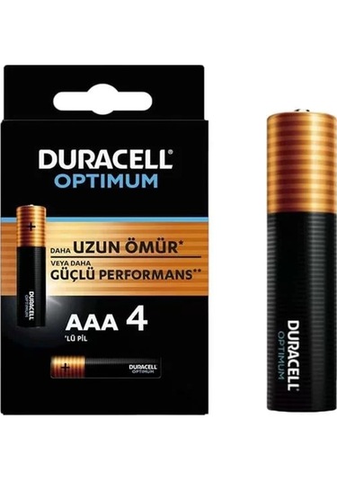 Optimum 1.5 Volt Alkalin Aaa 4 Lü İnce Kalem Pil Mx2400