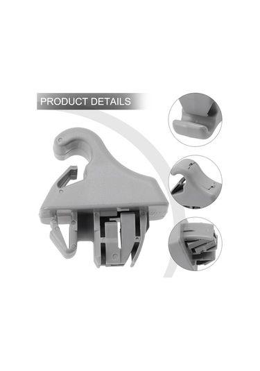 Xiaaokeji Adet Gri Güneşlik Kanca Tutucu Klipsi Mr779704 Mr779705