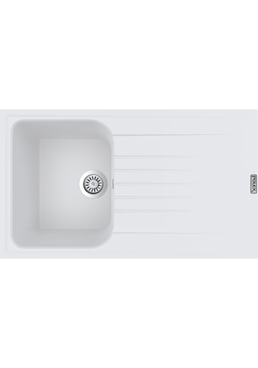 Polex Cristal Lux Granit Eviye P-02+Spiralli Beyaz