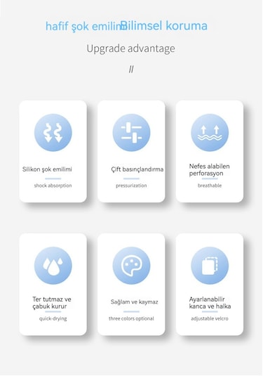 Spor Patella Kaymaz Silikon Spor Dizlikler