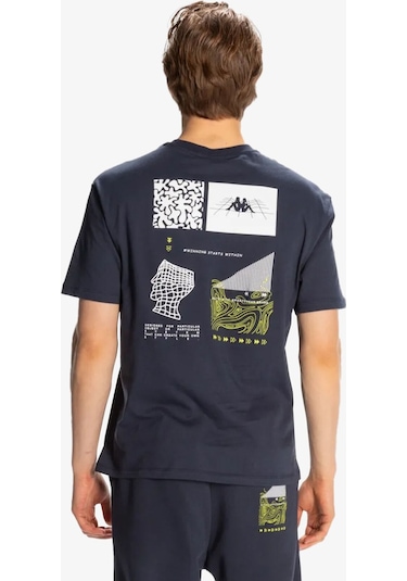 Kappa Authentic Spacetime Erkek Mavi T-shirt 371s8ıw-xct Mavi