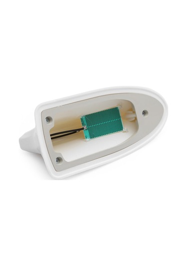 Carsihan Çarşıhan Oto Balık Sırtı Anten Elektrikli Köpekbalığı Beyaz