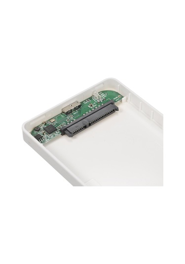 Jeemson 2.5 İnç Sata Hdd/ssd Dış Disk Kutusu, Usb 3.0 Arayüzlü, Araçsız Montaj, Abs Kasa Beyaz