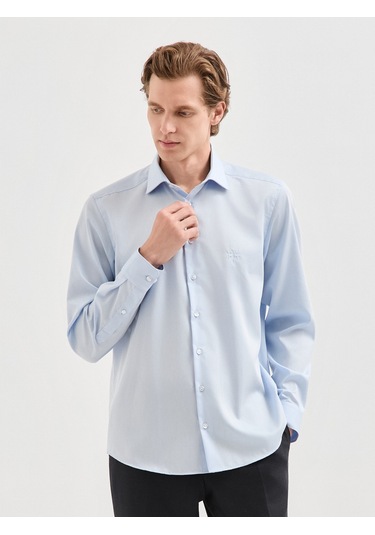 Karaca Erkek Modern Fıt Gömlek-açık Mavi 11.25w.04.041 Açik Mavi