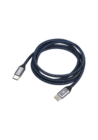 Springsun Type-c Tipi 3.1 Çift Uçlu编织数据线 - 10gbps Hızlı Veri Transferi Ve Şarj - Gri 1m