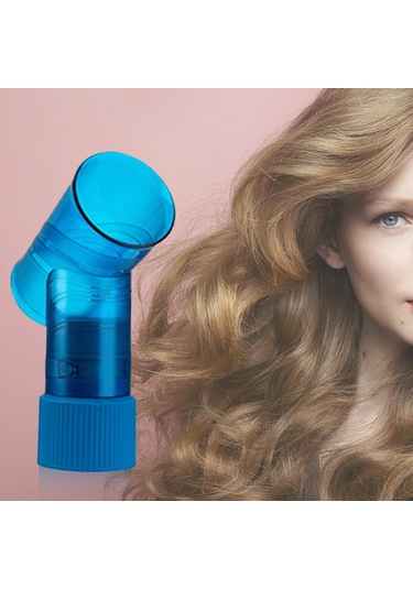 Suntek Saç Kıvırma Difüzörü Rüzgar Kurutma Makinesi Blower Mavi