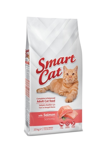 Smart Cat Somonlu Yetişkin Kedi Maması 10 KG