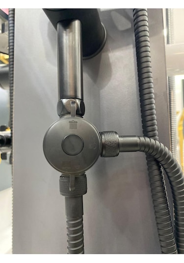 Armour Armatür Siyah Lüks Banyo Batarya Seti Siyah