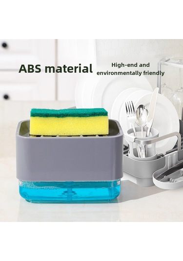 Reedark Mutfak Otomatik Sabun Dağıtıcı İle Entegre Sulama Fırçası - Yıkama Ve Temizleme İçin Verimli Araç Mavi Mavi