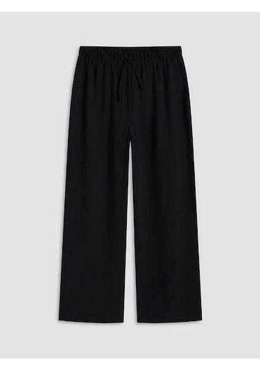 Lc Waikiki Siyah Loose Fit Kız Çocuk Pantolon
