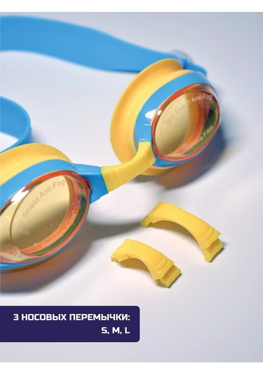 Forkidsss Yüzme Seti 3'ü 1 Arada Gözlük Ve Bone 211554616 Açık Mavi