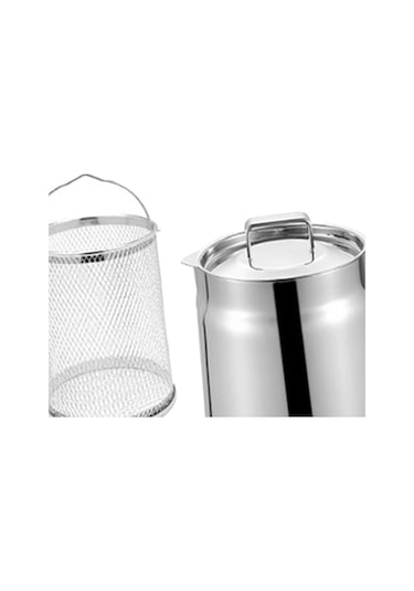 Suntek Magideal Derin Kızartma Tenceresi Drenaj Eleği Kulplu 1.5 L