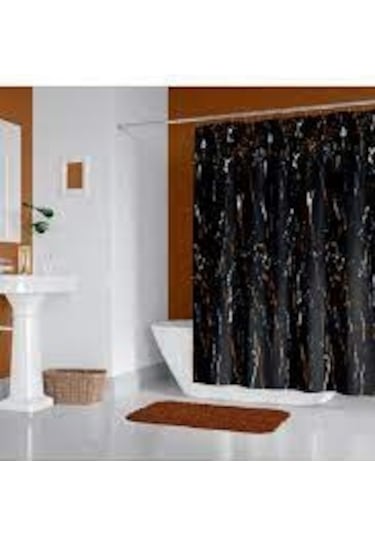Jackline Banyo Duş Perdesi Çift Kanat 2x 110 x 200 CM Çok Renkli