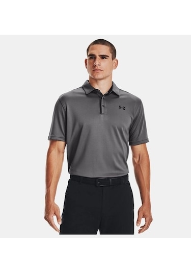 Under Armour Tech Polo Erkek T-shirt 1290140-040 Gri