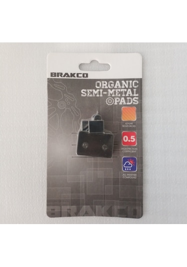 Bisiklet Disk Fren Balatası Kare Brakco