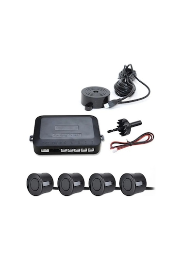 Aem Araç Geri Park Sensörü Monitör Ve Kameralı Ses İkazlı Siyah Göz Aem Aem11 1050ps