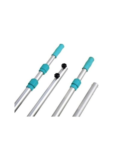 Gemaş Havuz Temizlik Teleskobik Süpürge-Kepçe-Fırça Sapı 3 x 3 m-