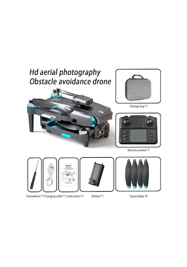 D9 Drone,fırçasız Motorlu,90 Elektrikli Kamera, Tek Tuş Kalkış İniş Led Işıklı 4k Akıllı Drone-1475