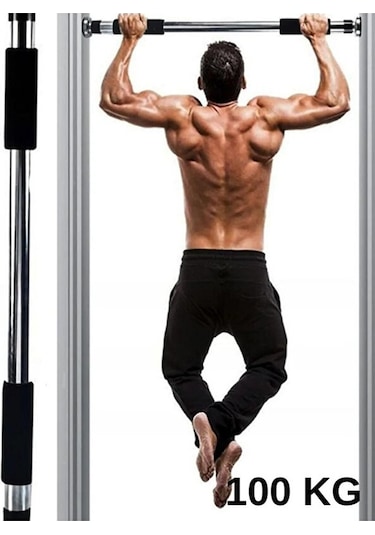 Barfiks Barı 63-100 CM Çekme Demiri Kapı Koridor Ayarlanabilir Barfix Aleti Çubuğu Çekme Barı