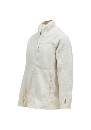 Peak Performance Peak Performance Pile Zip Erkek Outdoor Fleece Beyaz Beyaz