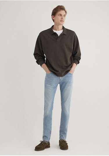 Mavi - James Classic Denim Puslu Açık Mavi Jean Pantolon 0042486407 Mavi