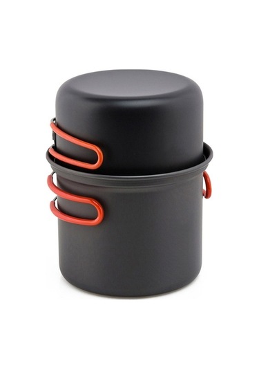 Bloomnest Kamp Mutfak Seti, Katlanabilir Spork, Ocaklı Tencereler, Piknik Bezi, Dağ Yürüyüşü & Seyahat İçin Gümüş Küçük Çatal Seti Gümüş