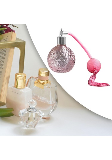 Suntek Parfüm Şişesi Çok Fonksiyonlu Sis Gümüş-pembe