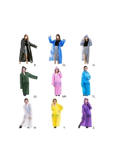Marlux Raincoat Eva Unisex Bordo Yağmurluk Bordo