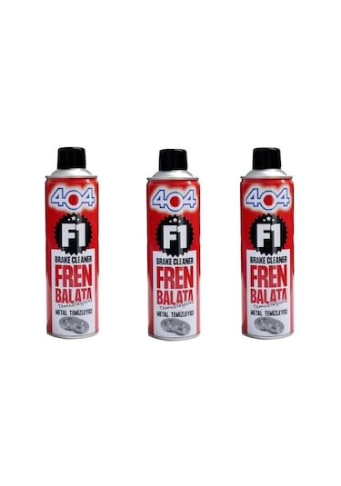 404 F1 Fren Balata Temizleyici 500 ML 3 Adet