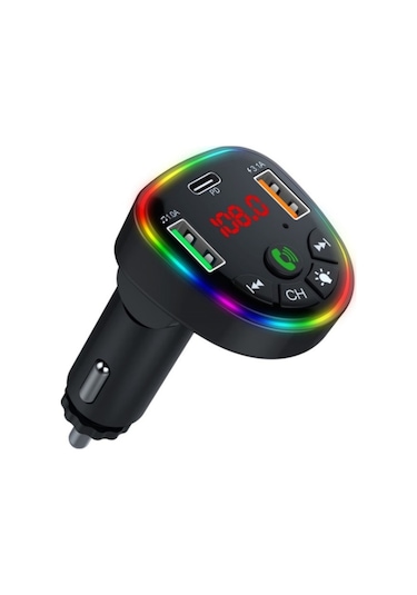 Sones P25 Telefon Çift Usb Çakmak Şarj Cihazı Bluetooth Eller Serbest Araç Oynatıcı