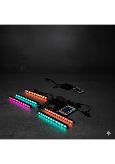 Renault 11 Uyumlu Araç İçi Rgb Renklerine Sahip Ayak Altı Led Aydınlatma