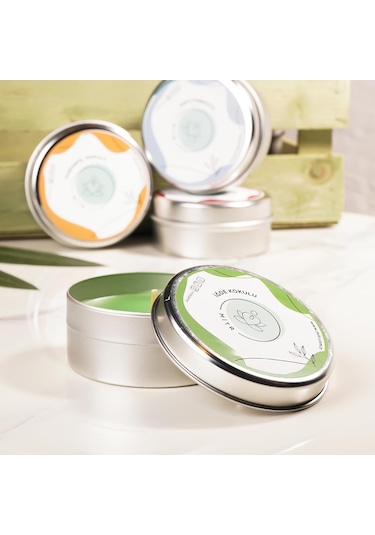 Mitr İğde Aromalı Metal Mum Çok Renkli