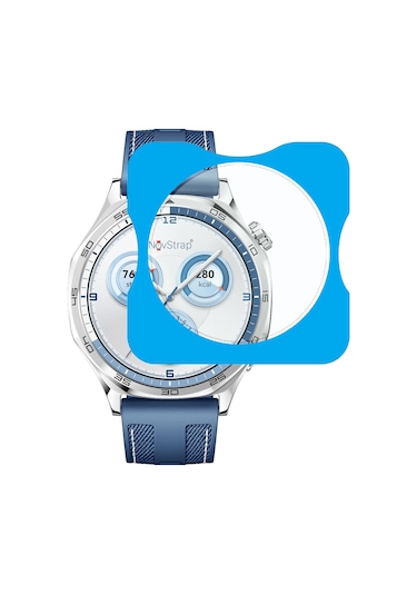 Novstrap Huawei Watch Gt5 46mm İle Uyumlu Ekran Koruyucu 9h Temperli Cam Kolay Uygulama Aparatlı