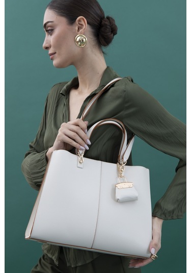 Matthew Cox Kadın El Çantası Byn2379 Std / Beyaz Beyaz