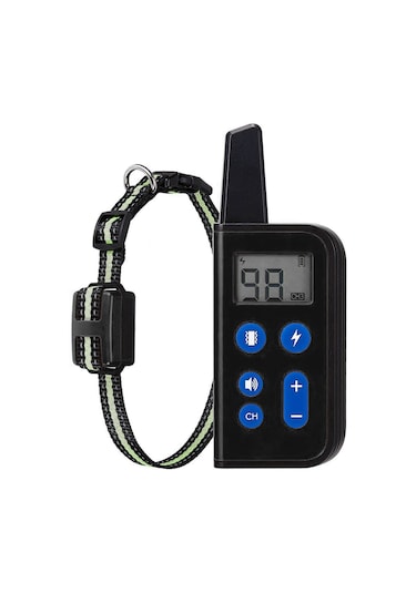 Otomatik Ses Kontrolü Havlama Durdurucu, Ipx7 Su Geçirmez Şarj Edilebilir Şok Tasmaları, Küçük Orta -siyah
