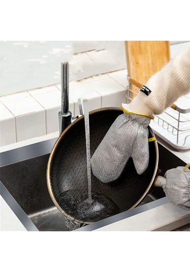 Alüminyum Folyo Bulaşık Eldiveni Çok Renkli