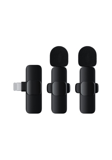 Skycıty İki Mikrofonlu Kablosuz Kollar İçin Canlı Yayın Mikrofonu, Ios Uyumlu