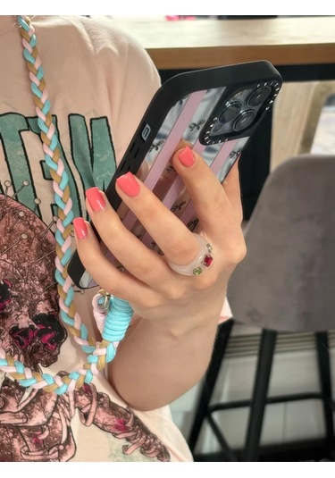 Yummy Case Telefon İçin Trendy Örgü Gökyüzü Mavi Şerit 235835825