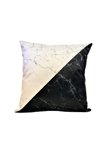 Dekoratif Kırlent Kılıfı-marble